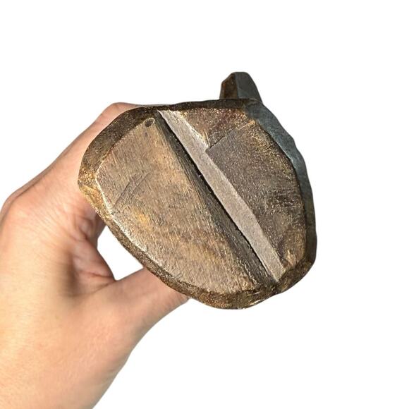 Vintage African Tribal Woman Carved Wooden Statue 12" Figure Folk Art Sculpture - Picture 11 of 13